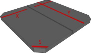 spa cover schuine hoeken